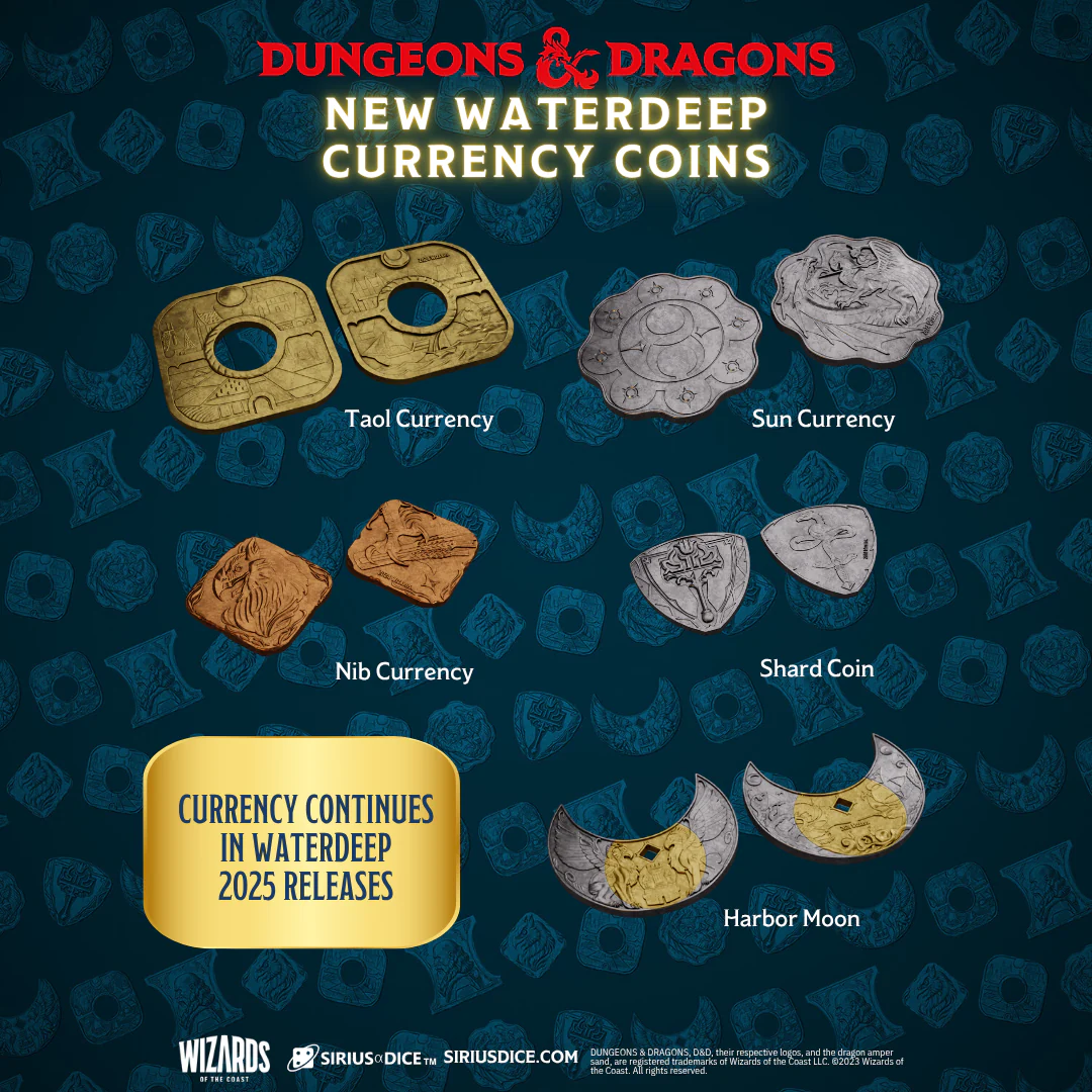 Dungeons & Dragons The Yawning Portal Treasure Pack: Waterdeep Collection | Sirius Dice - Image 4