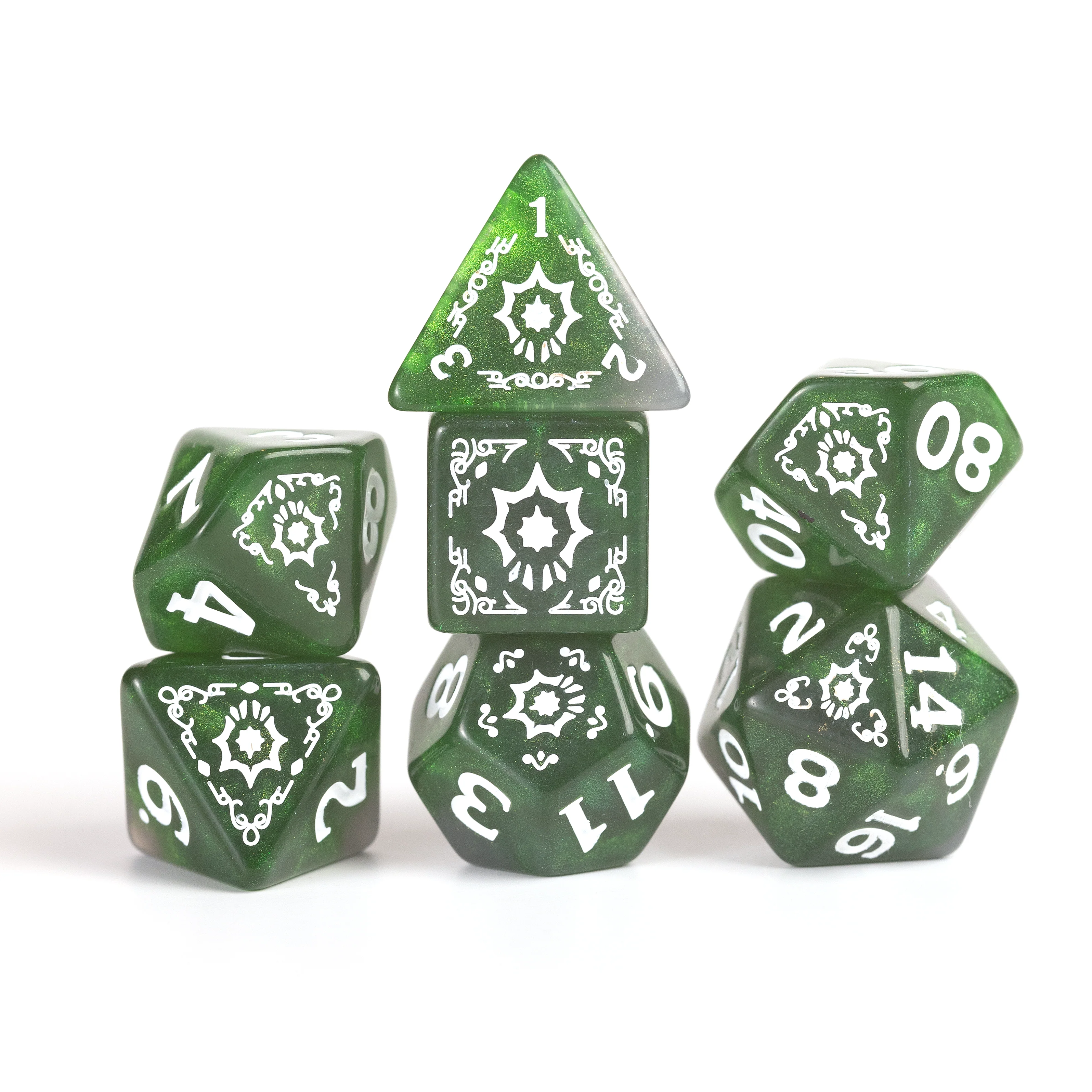 Dungeons & Dragons Adventure Dice - Cleric: Green | Sirius Dice - Image 6