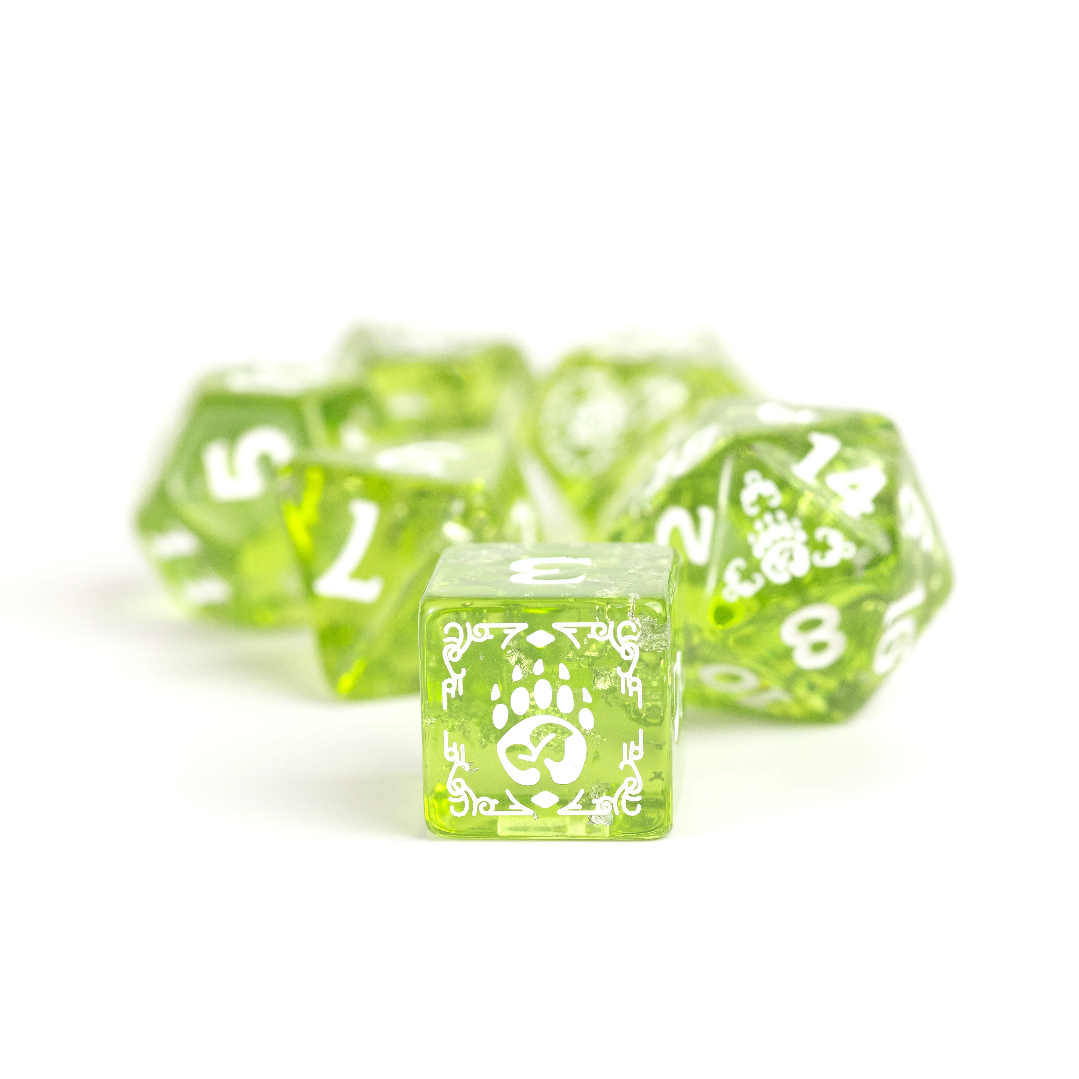 Dungeons & Dragons Adventure Dice - Druid: Green | Sirius Dice - Image 3
