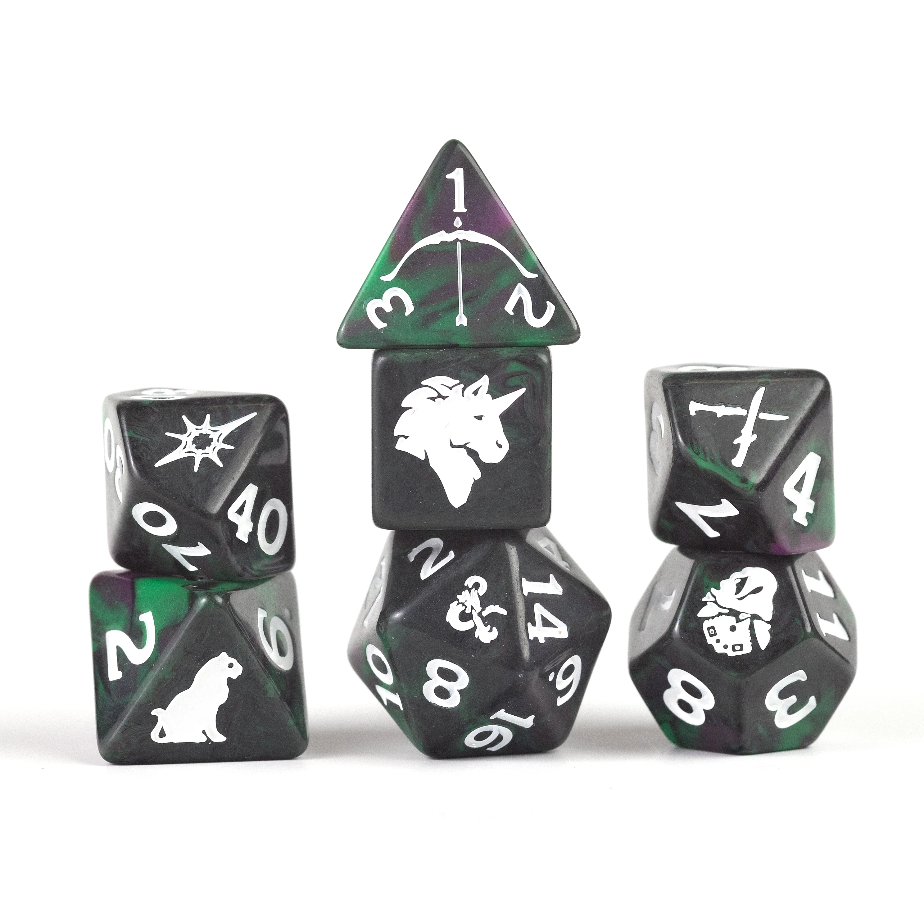Dungeons & Dragons Adventure Dice - Legend of Drizzt | Sirius Dice - Image 6