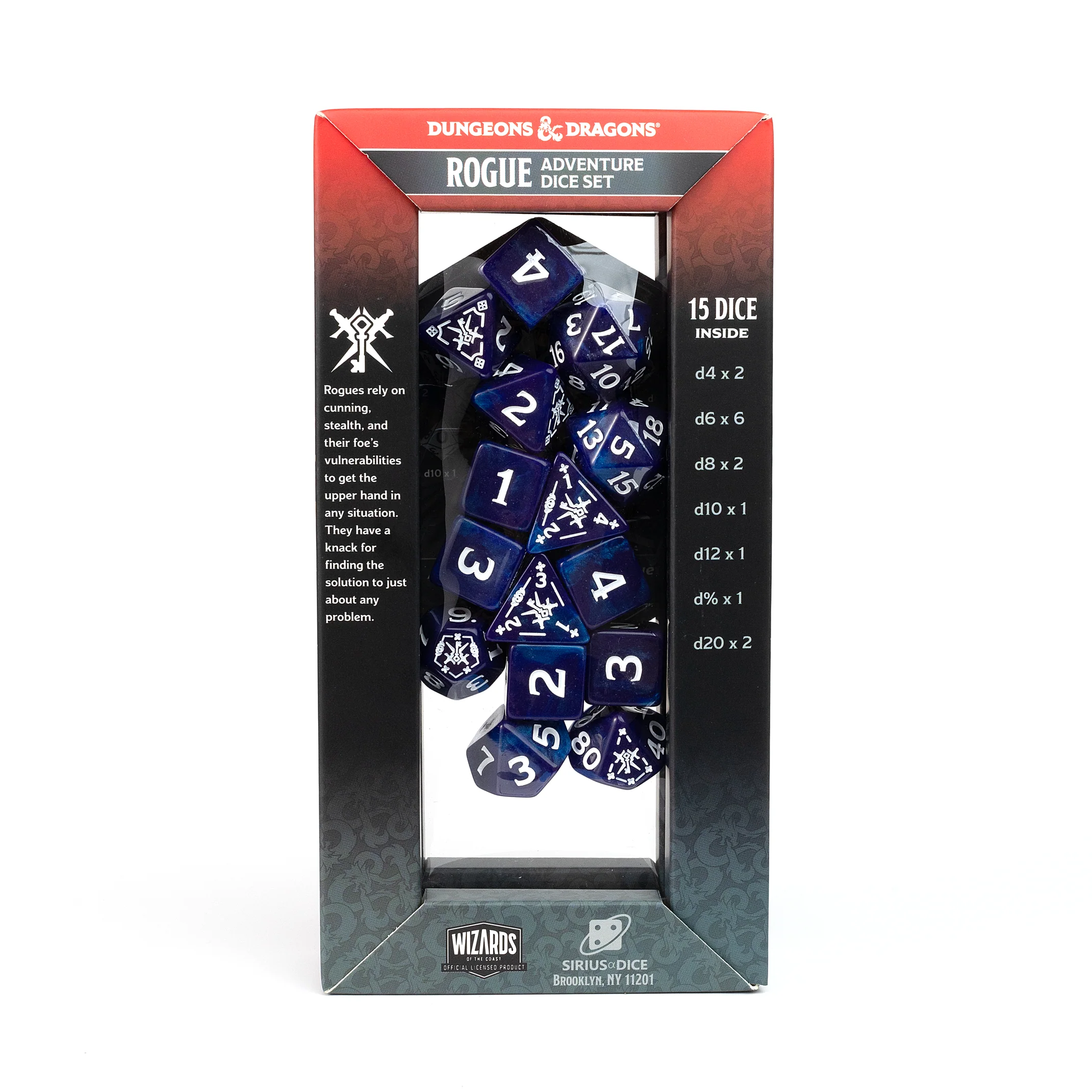 Dungeons & Dragons Adventure Dice - Rogue: Purple | Sirius Dice - Image 4
