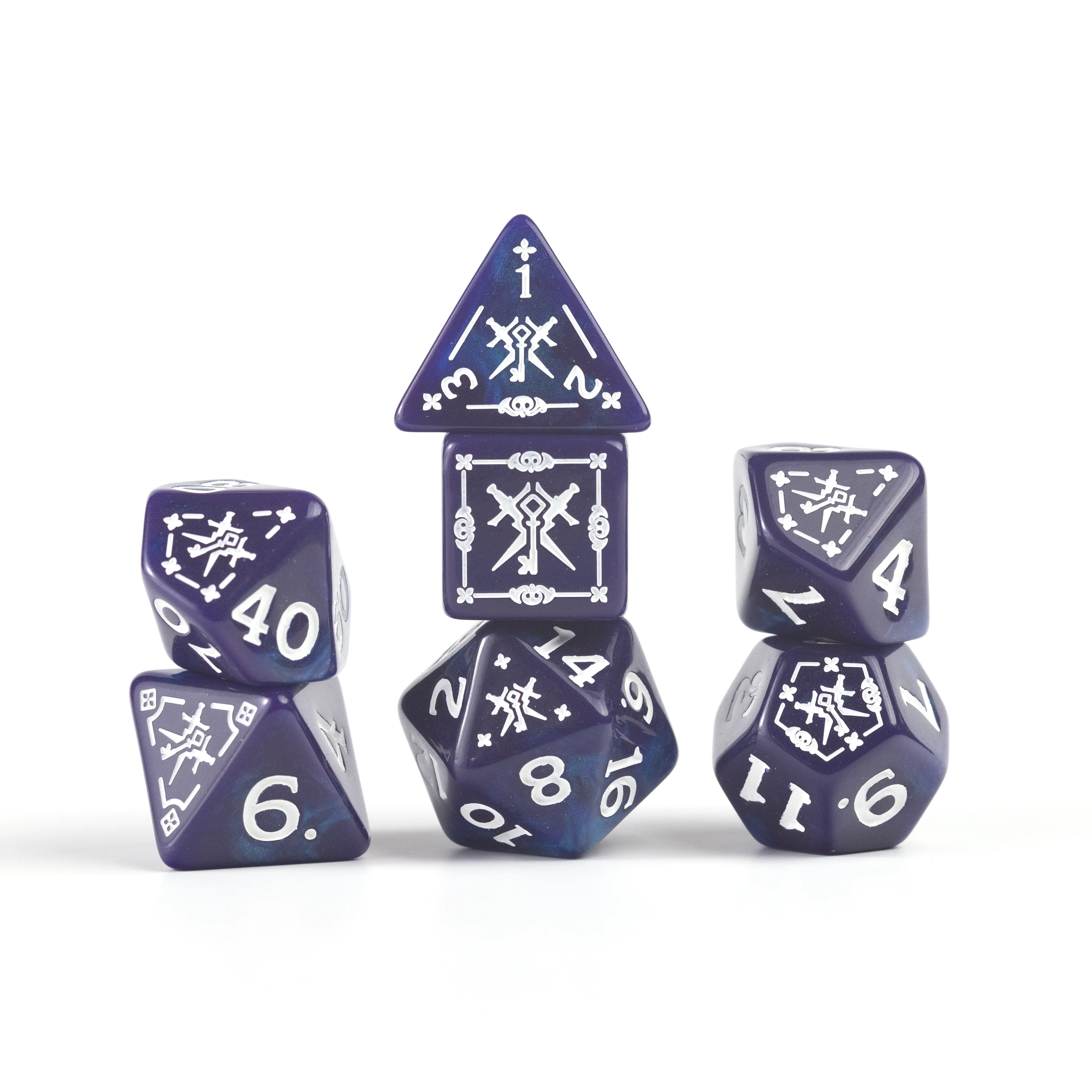 Dungeons & Dragons Adventure Dice - Rogue: Purple | Sirius Dice - Image 6
