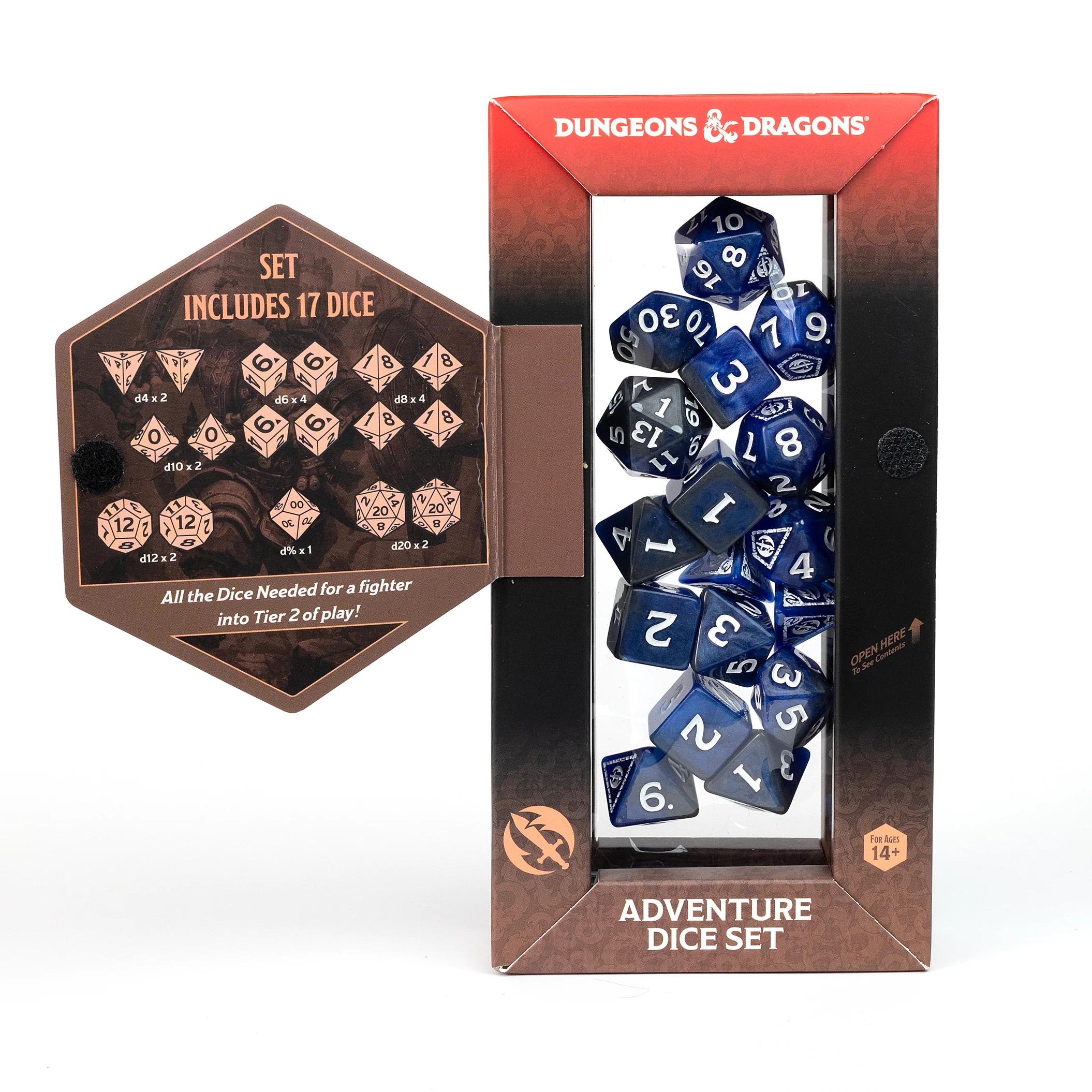 Dungeons & Dragons Adventure Dice Set - Fighter: Blue | Sirius Dice - Image 3