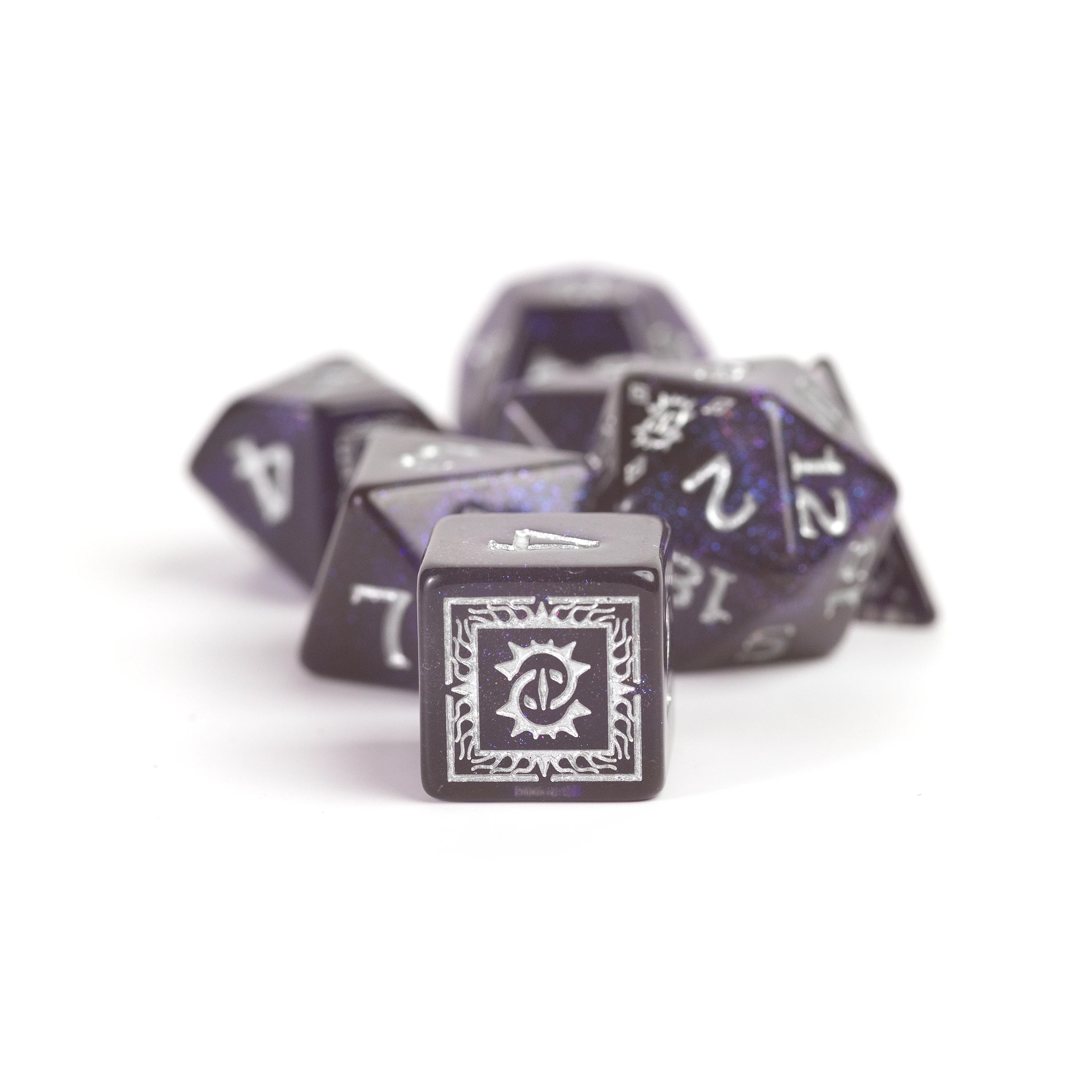 Dungeons & Dragons Adventure Dice - Warlock: Purple | Sirius Dice - Image 5