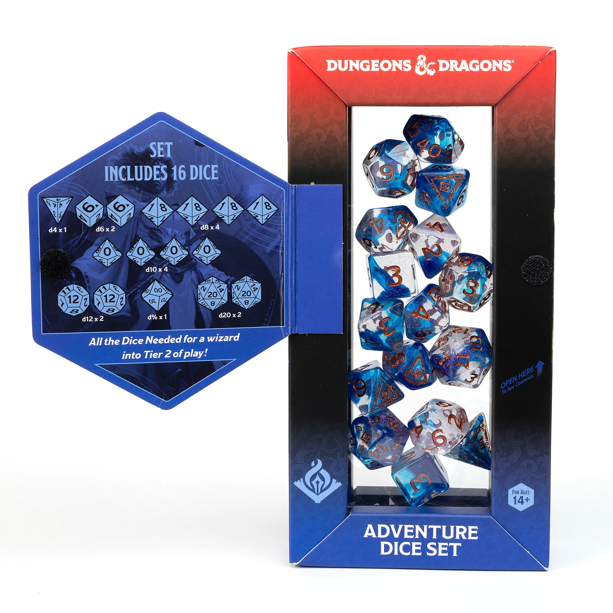 Dungeons & Dragons Adventure Dice - Wizard: Blue | Sirius Dice - Image 3