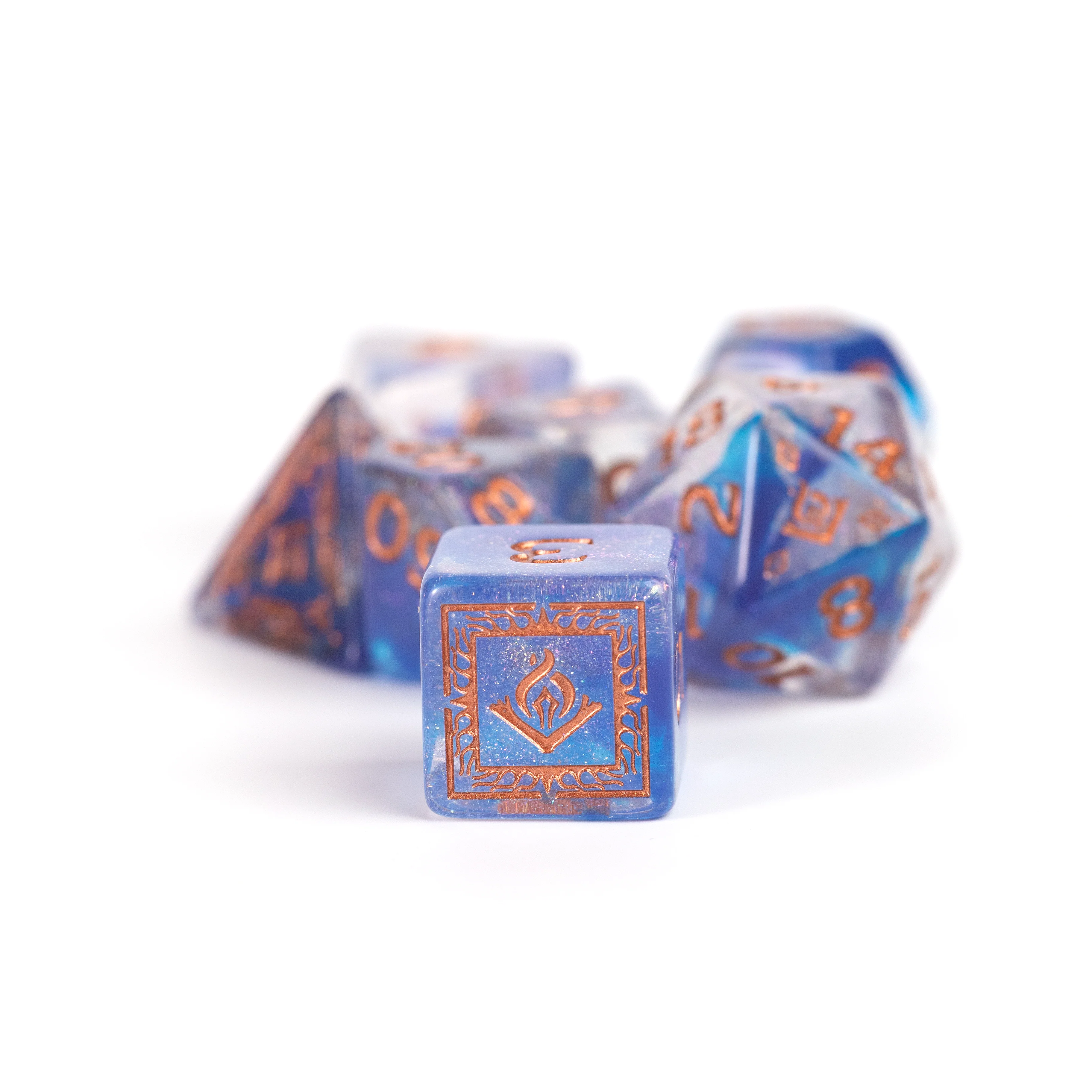 Dungeons & Dragons Adventure Dice - Wizard: Blue | Sirius Dice - Image 5