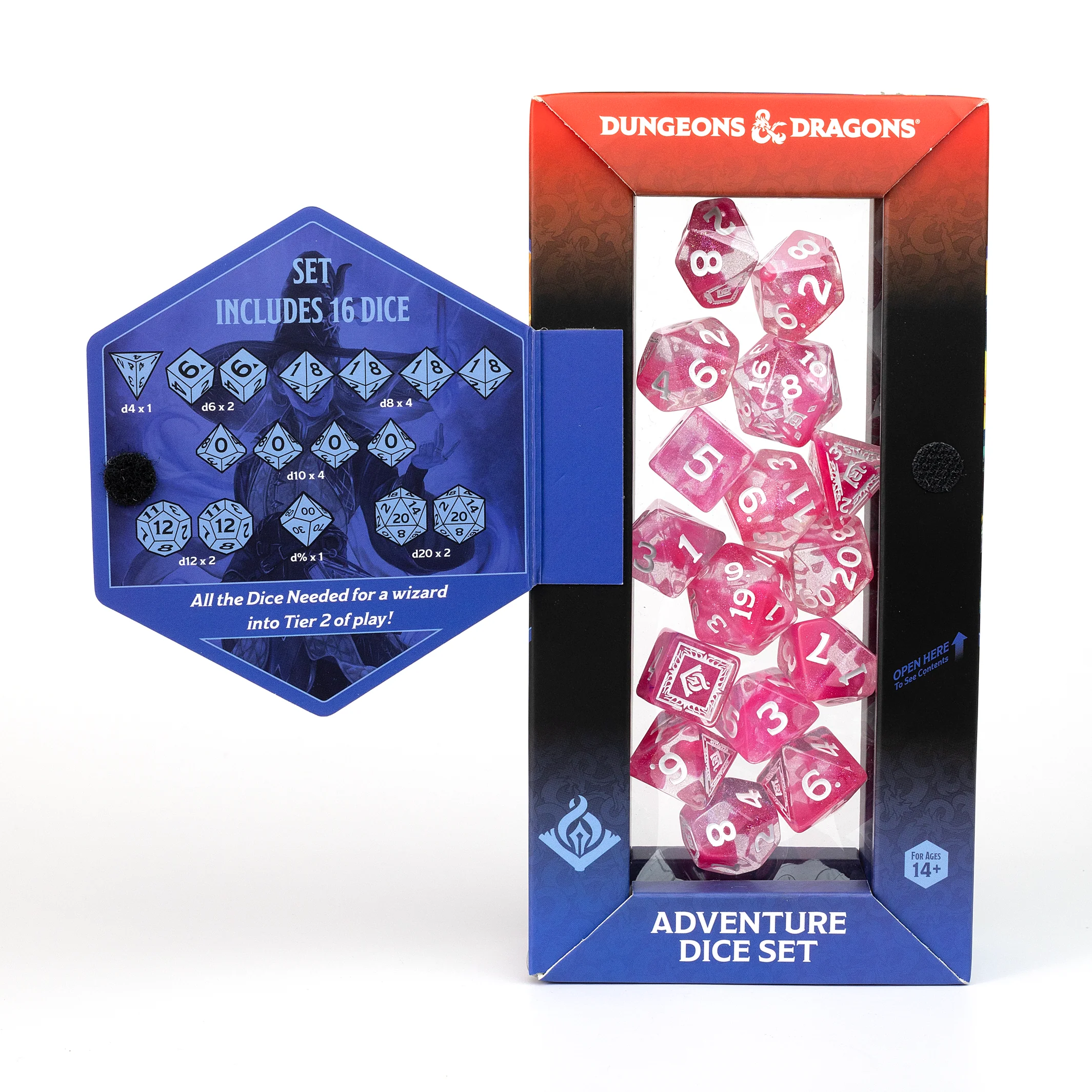 Dungeons & Dragons Adventure Dice - Wizard: Fuchsia | Sirius Dice - Image 3