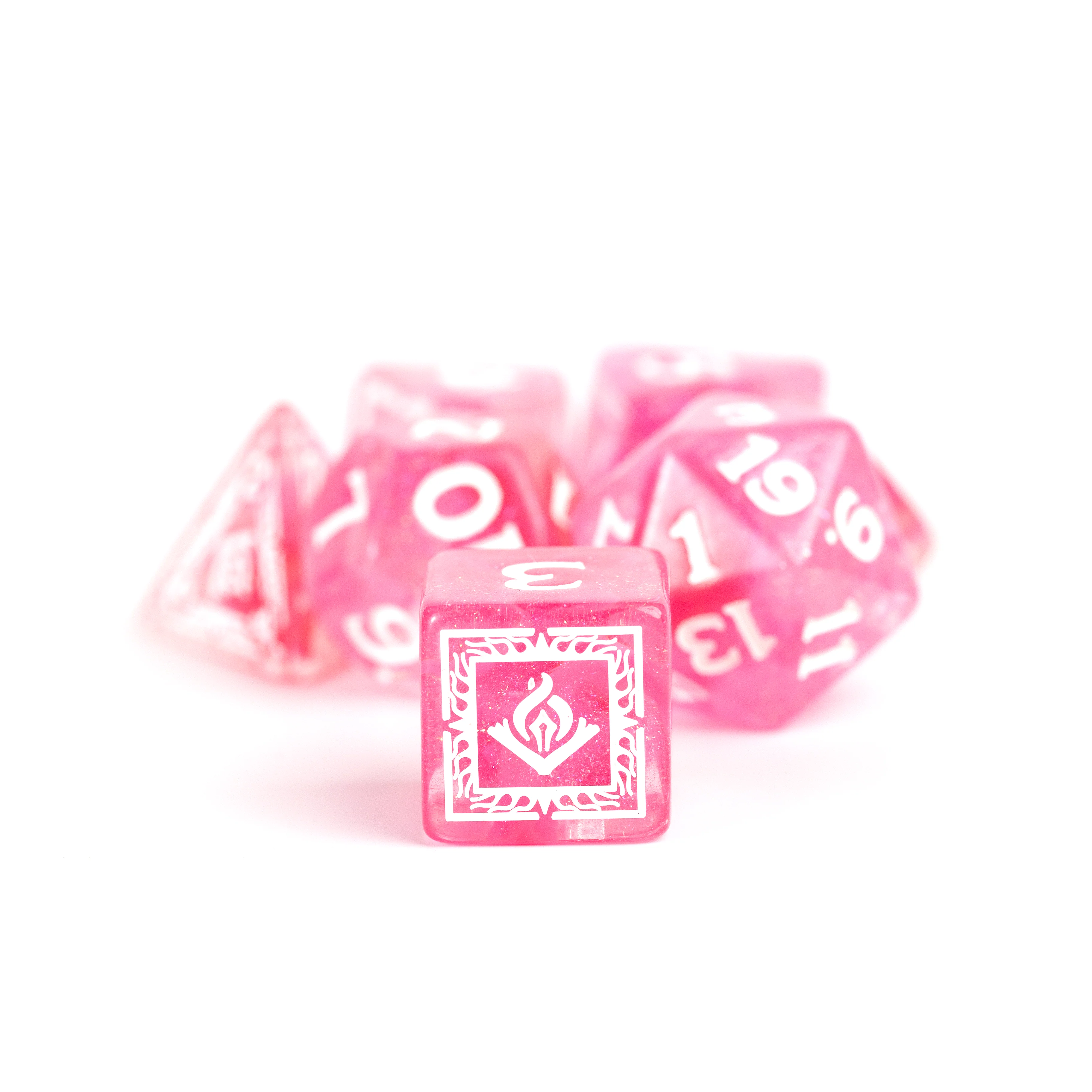 Dungeons & Dragons Adventure Dice - Wizard: Fuchsia | Sirius Dice - Image 5