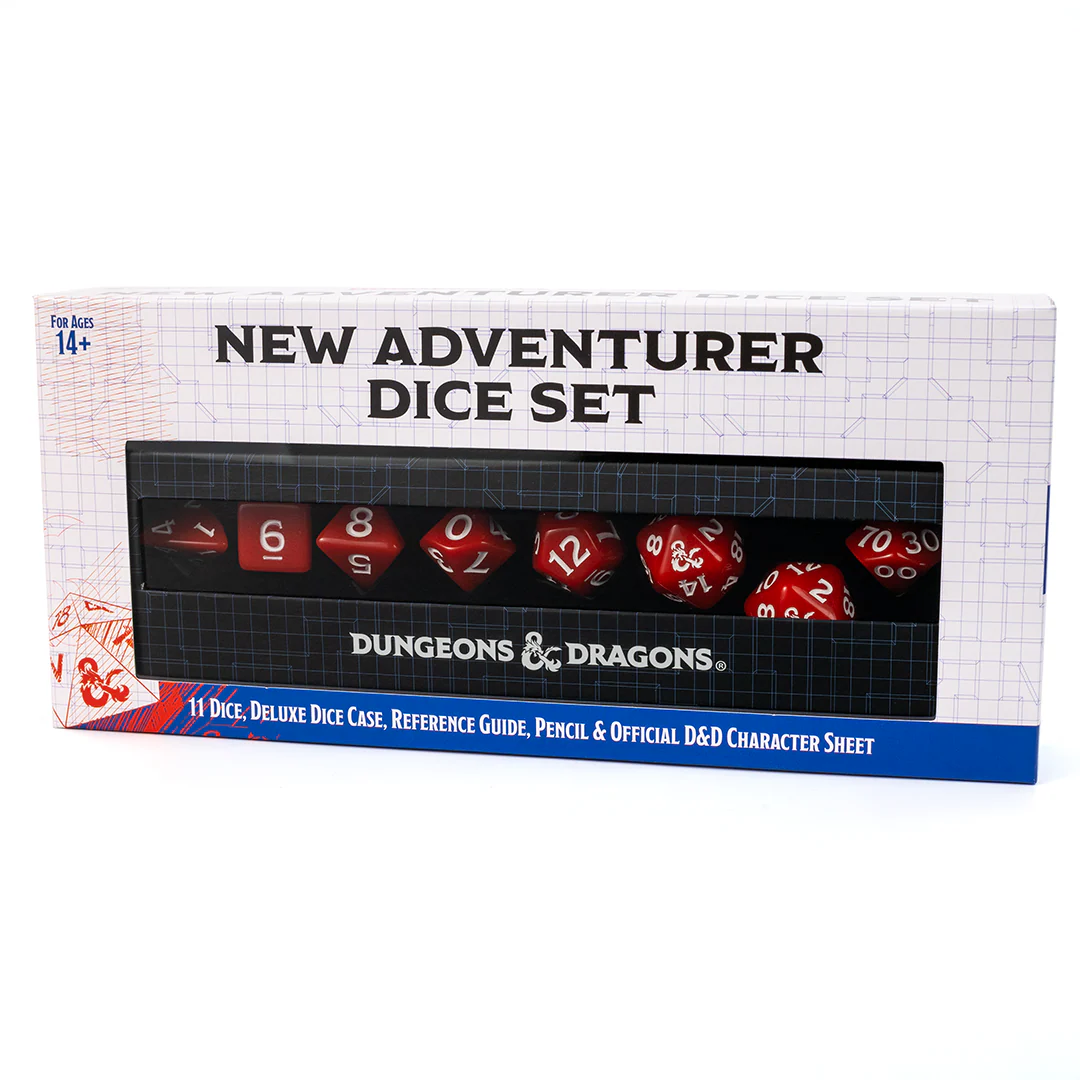 Dungeons & Dragons New Adventurer Dice Set - RED DICE | Sirius Dice - Image 3