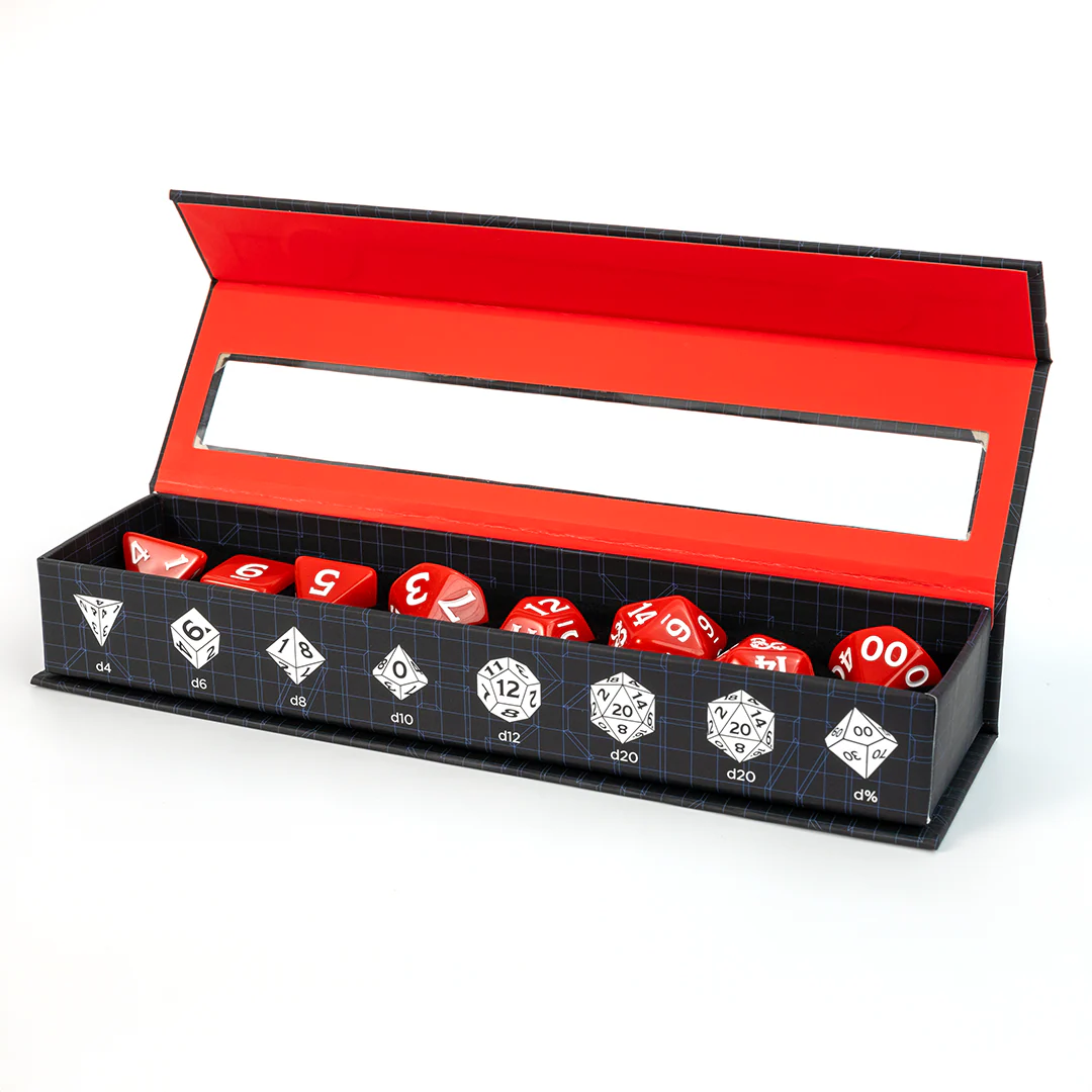 Dungeons & Dragons New Adventurer Dice Set - RED DICE | Sirius Dice - Image 4